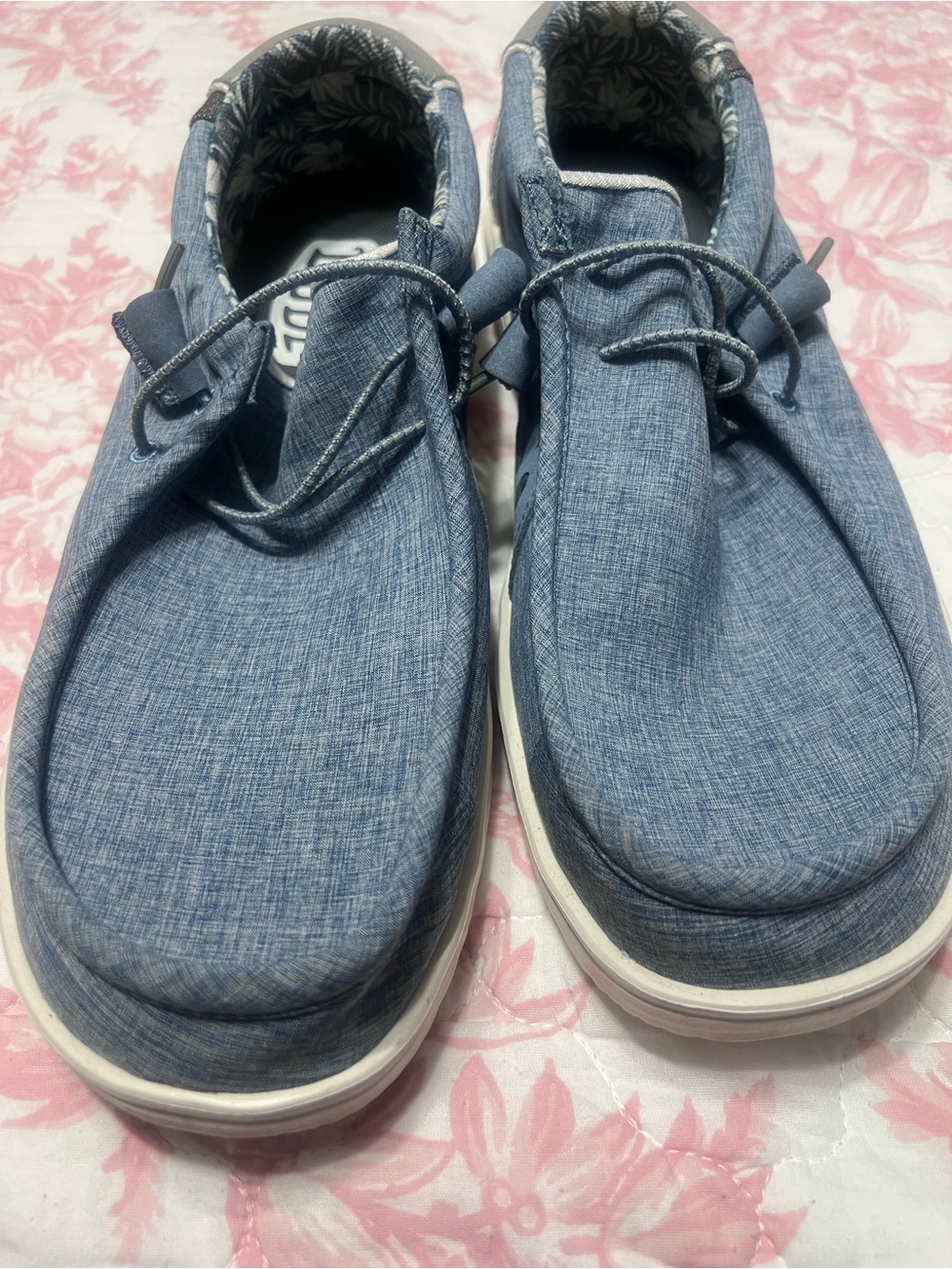 Casual Men's Blue Slip-On Loafers - Lightweight Comfort